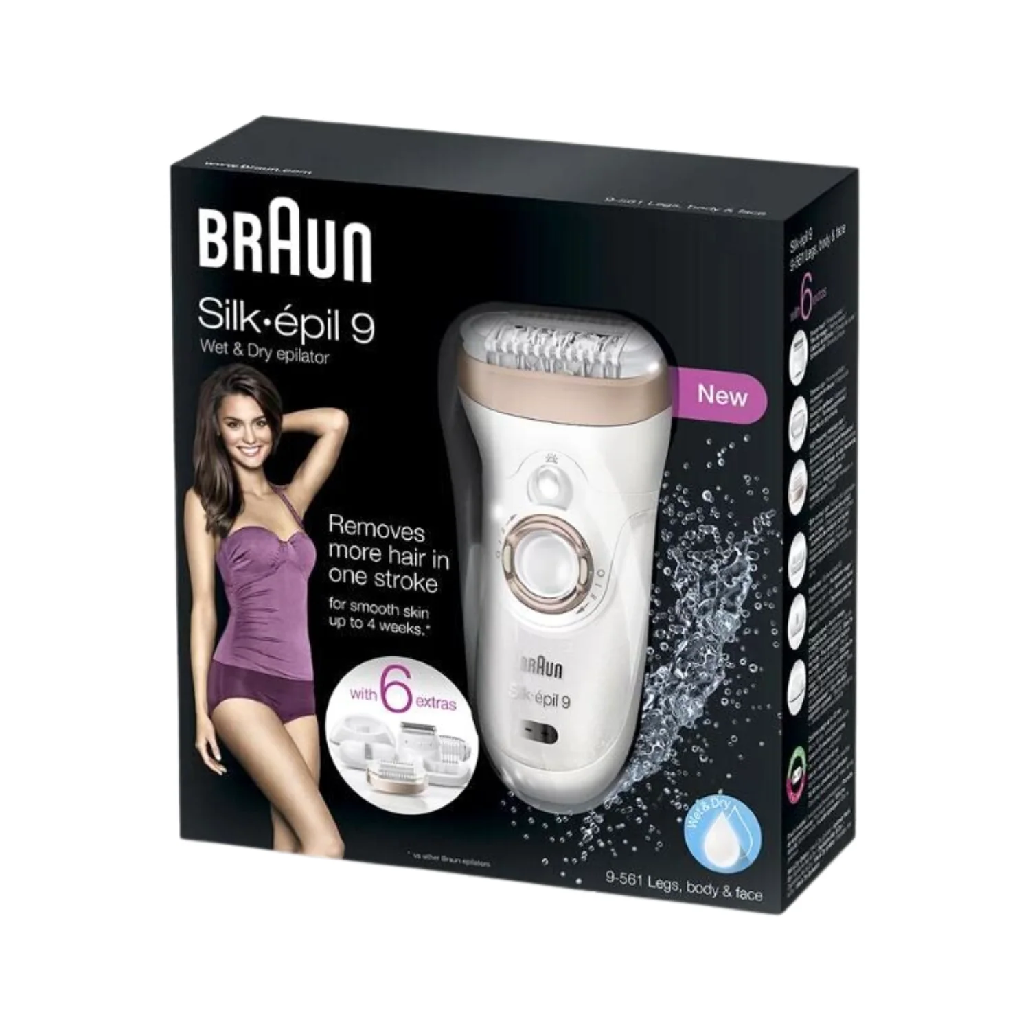 Braun Silk-épil 9 561 Epilator Braun Silk-épil 9 561 Epilator