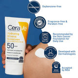 CeraVe Hydrating Mineral Sunscreen SPF 30 Body Lotion 150ml
