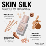 Revolution Skin Silk Luminous Serum Foundation F2 23ml