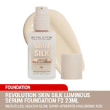 Revolution Skin Silk Luminous Serum Foundation F2 23ml