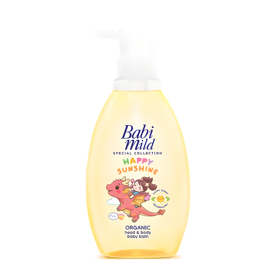 Babi Mild Baby Bath 380ml Happy Sunshine