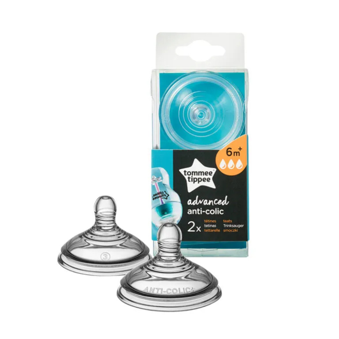 Tommee Tippee Teats 6m+ 2x Fast Flow