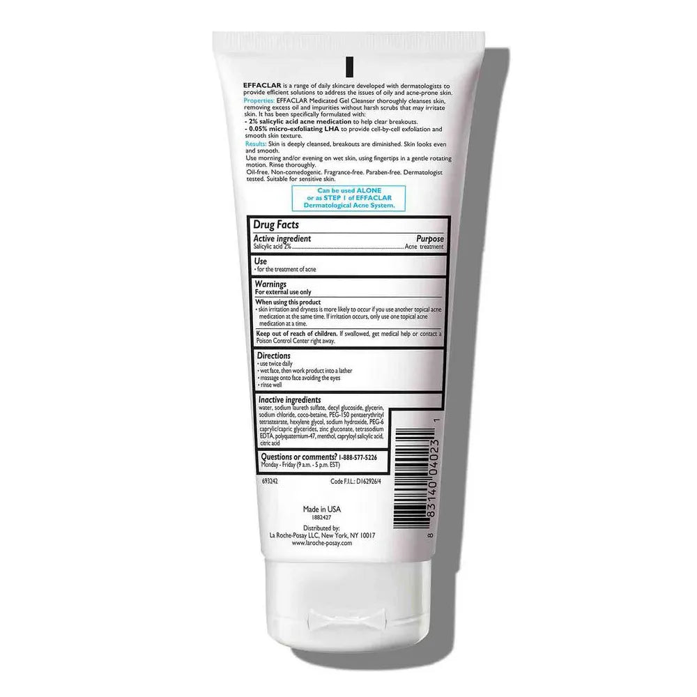 La Roche-Posay Effaclar Medicated Gel Cleanser 100ml