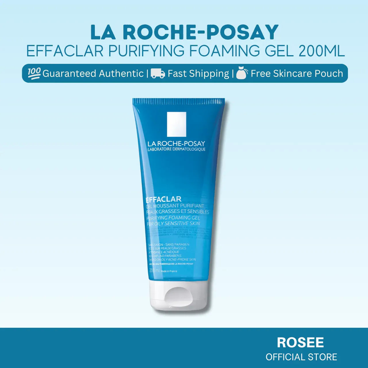 La Roche-Posay Foaming Gel Cleanser 200ml