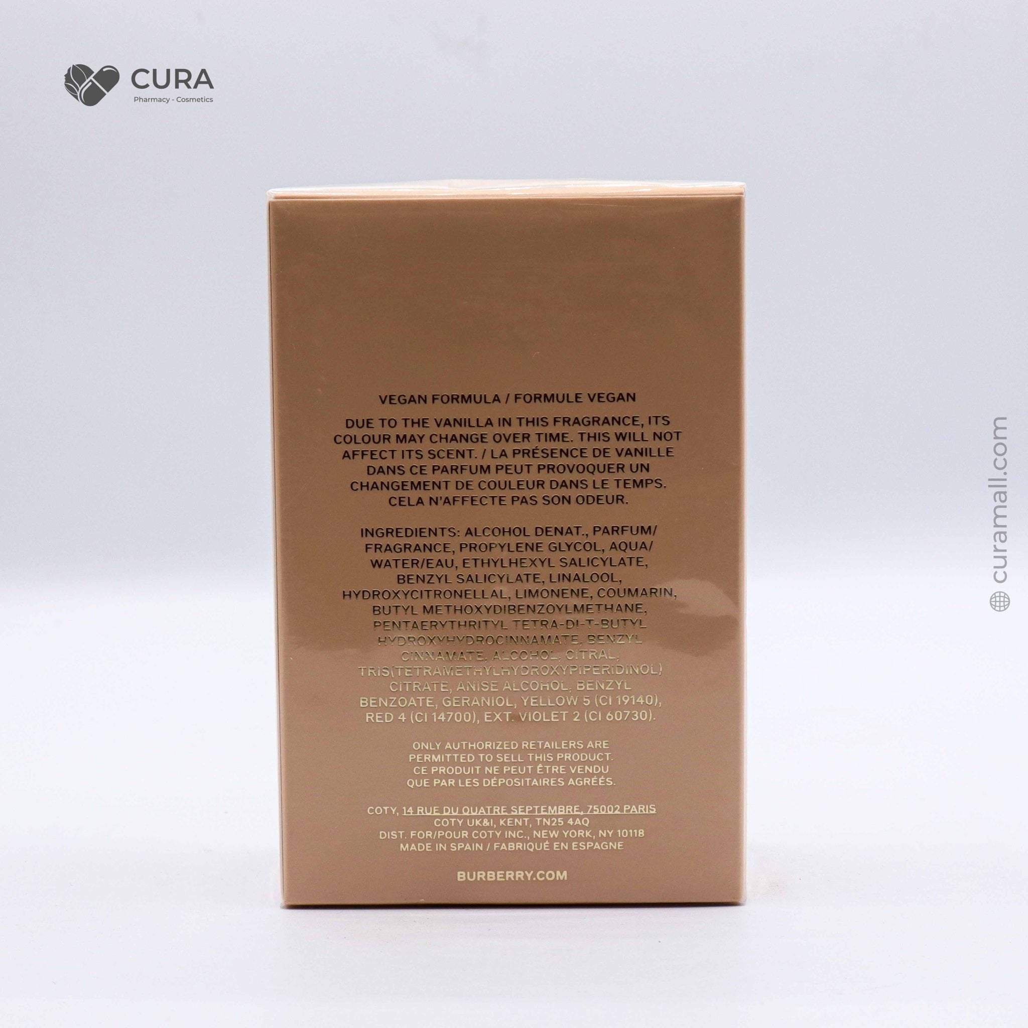 Burberry Gold Eau de Parfum 100ml