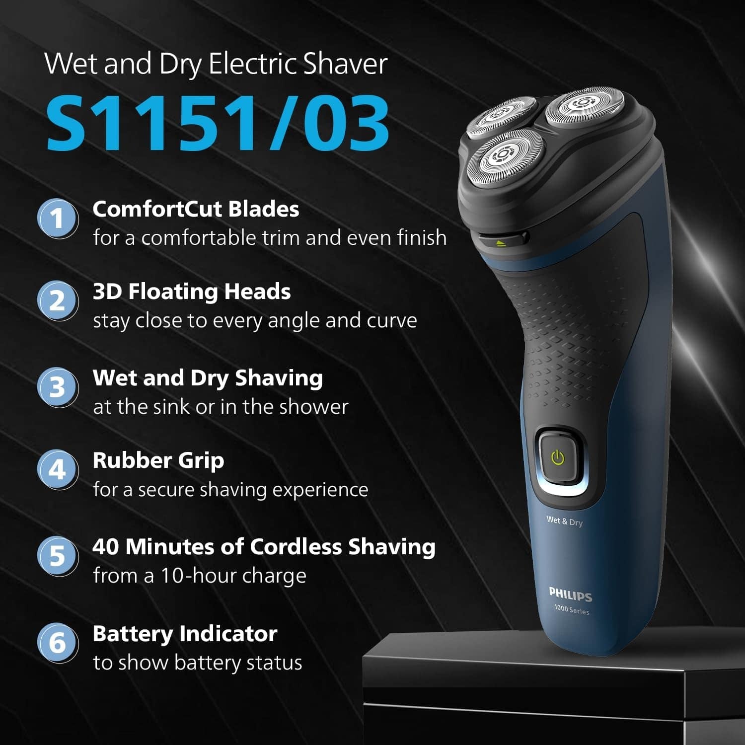 Philips Shaver 1000 Series S1151/00