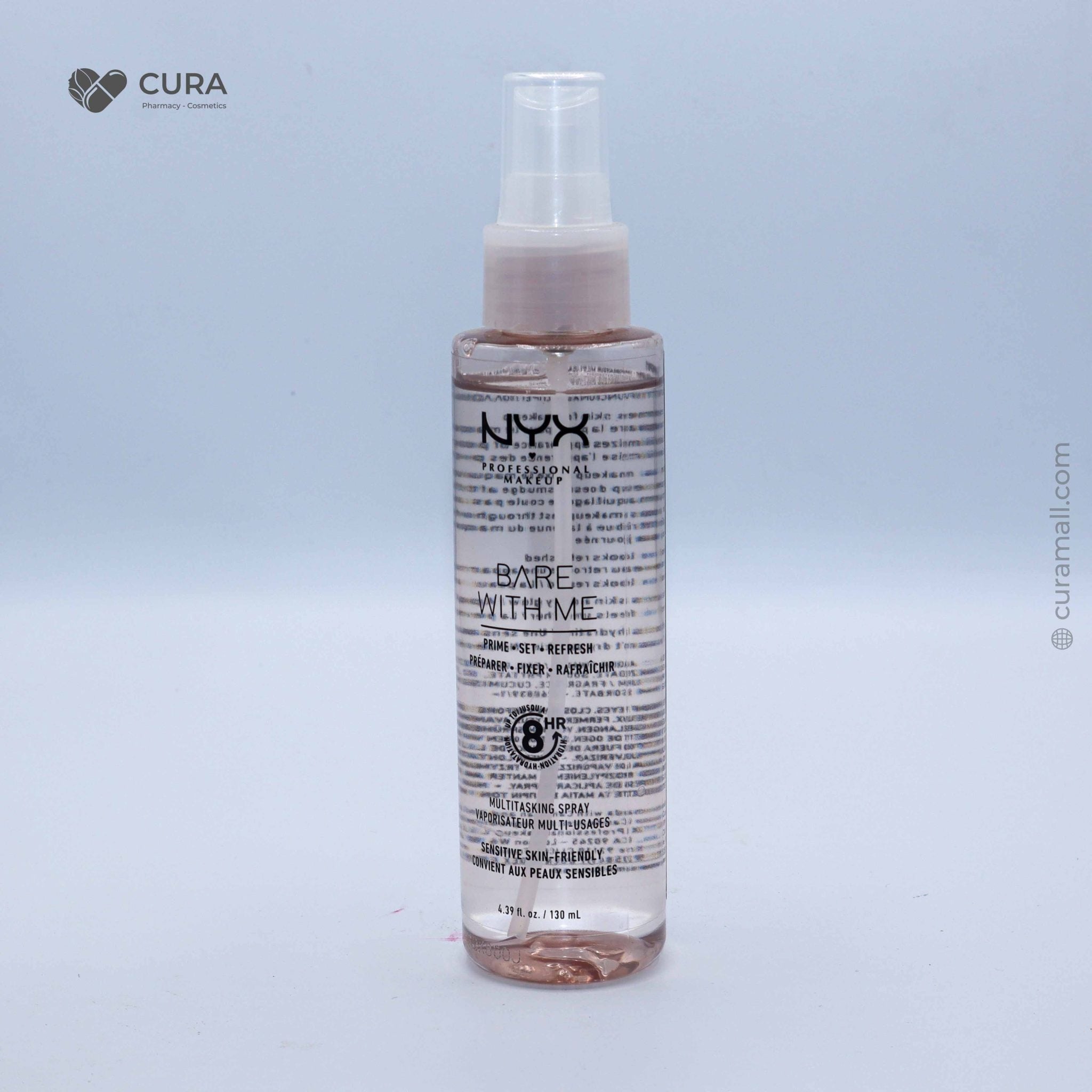 NYX Bare With Me Primer + Set + Refresh Spray 130ml