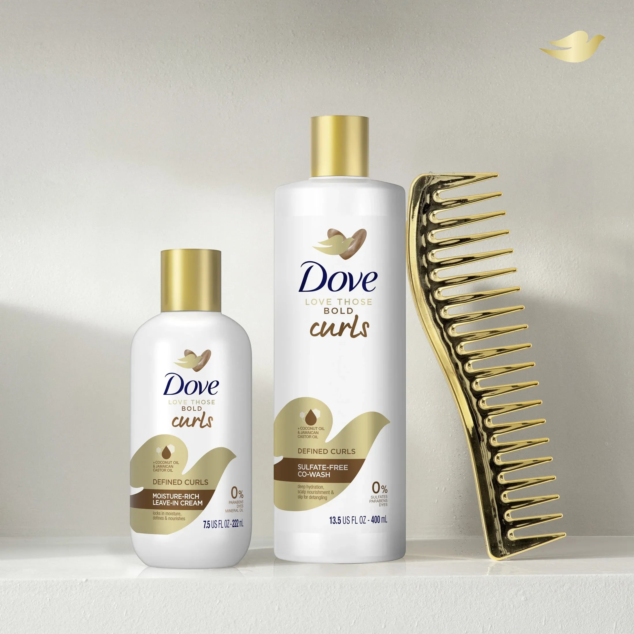 Dove Love Those Bold Curls Sulphate Free Co-Wash 400ml