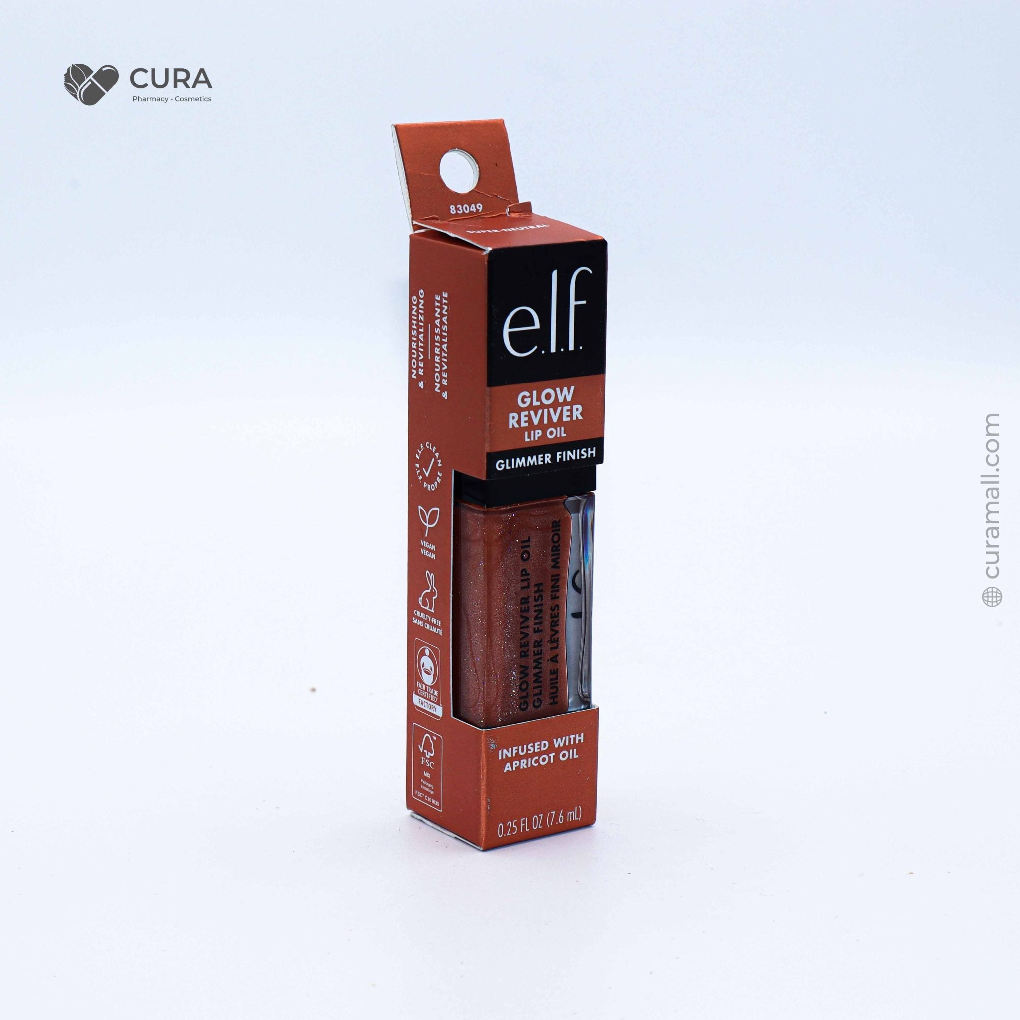 Elf Glow Reviver Lip Oil Super Neutral 7.6ml