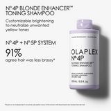 Olaplex No.4P Blonde Enhancer Toning Shampoo 250ml