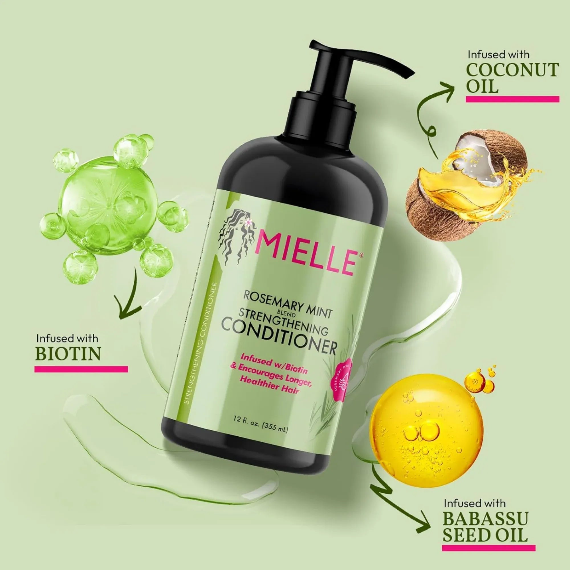 Mielle Rosemary Mint Strengthening Conditioner 355ml