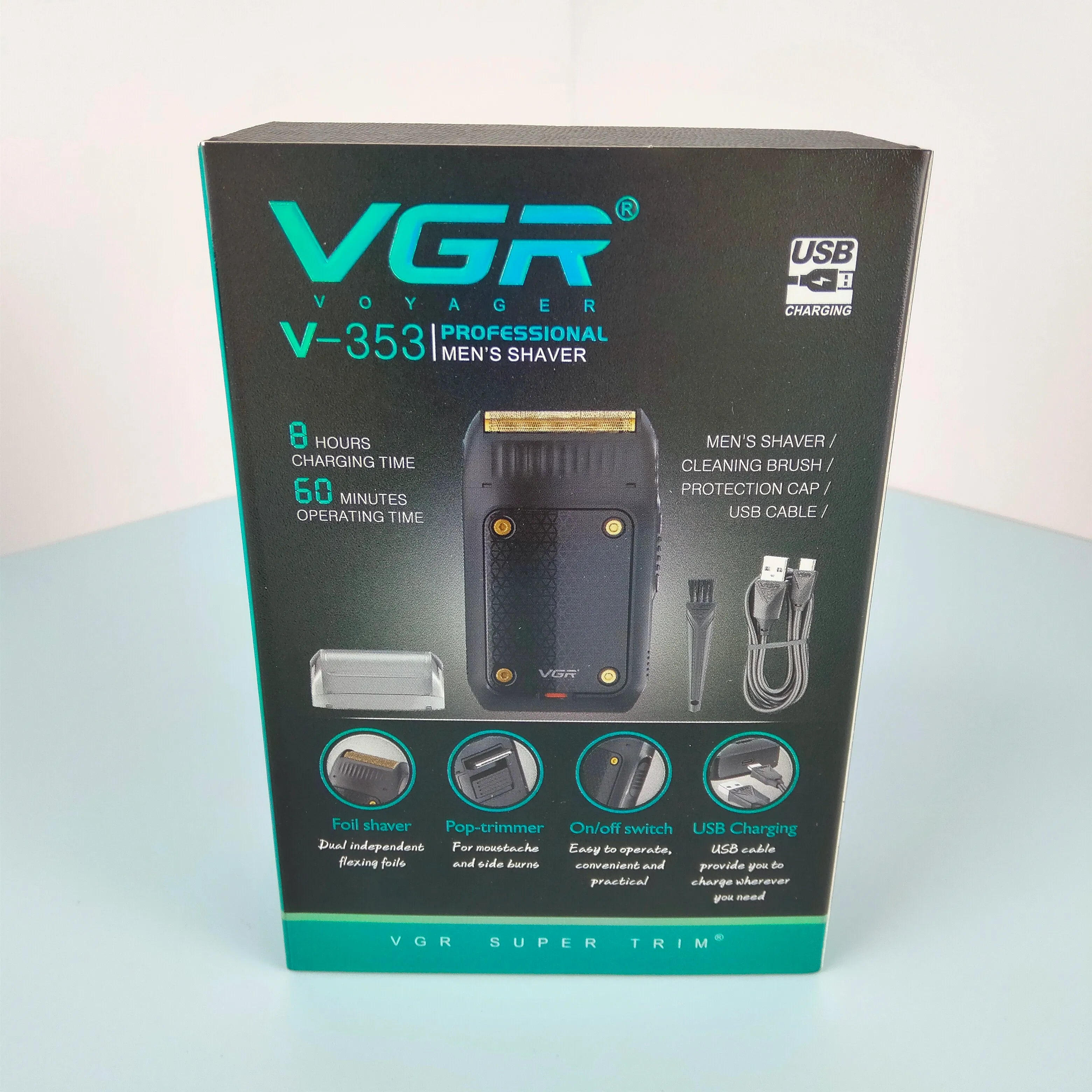 VGR Shaver V-353 – Rechargeable Electric Shaver