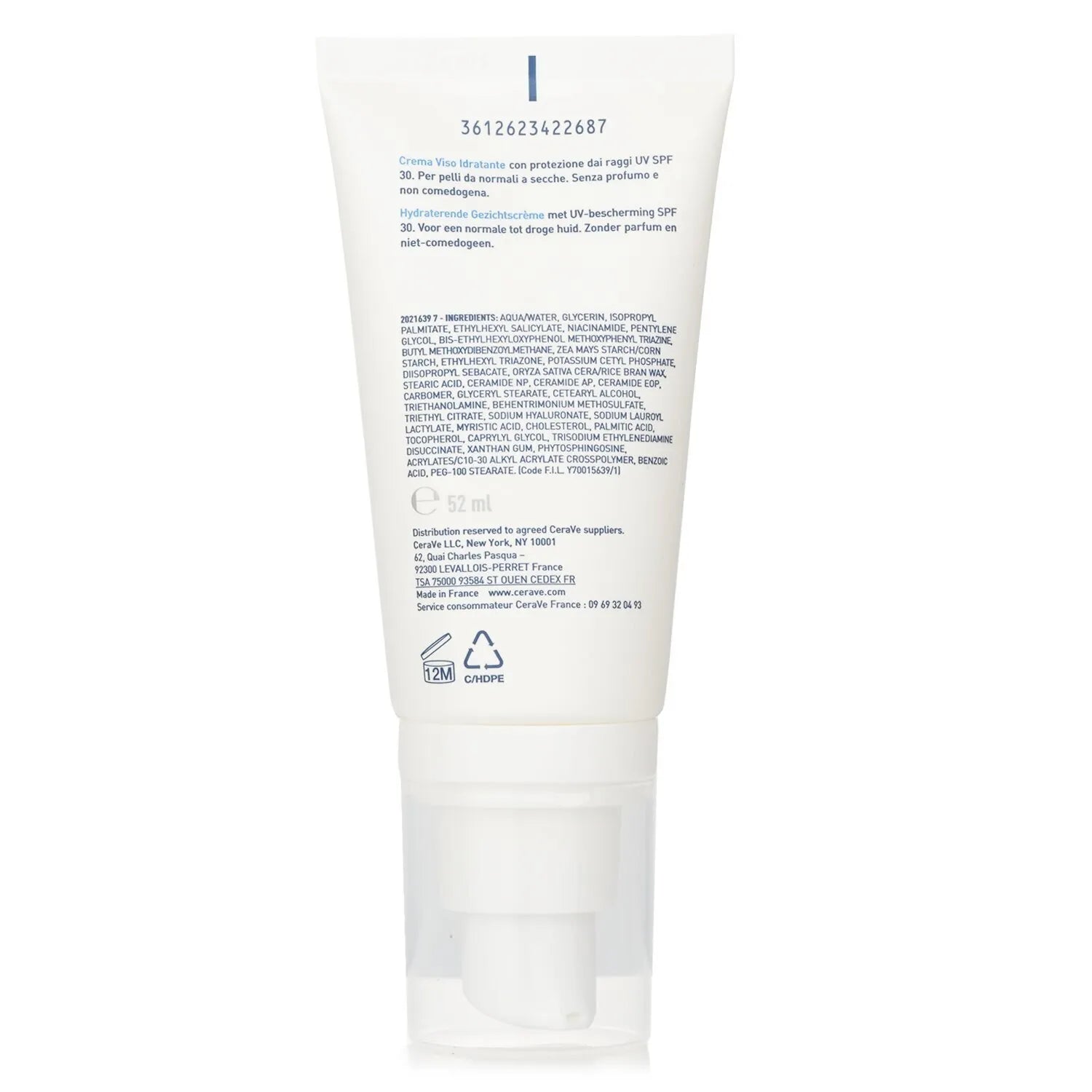 Cerave Facial Moisturizing Lotion Spf30 52ml