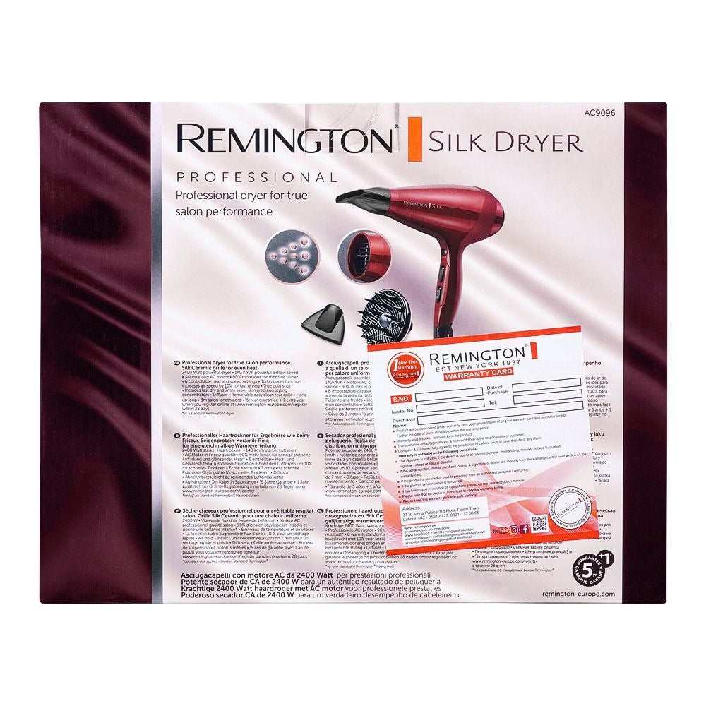 Remington Hair Dryer AC9096