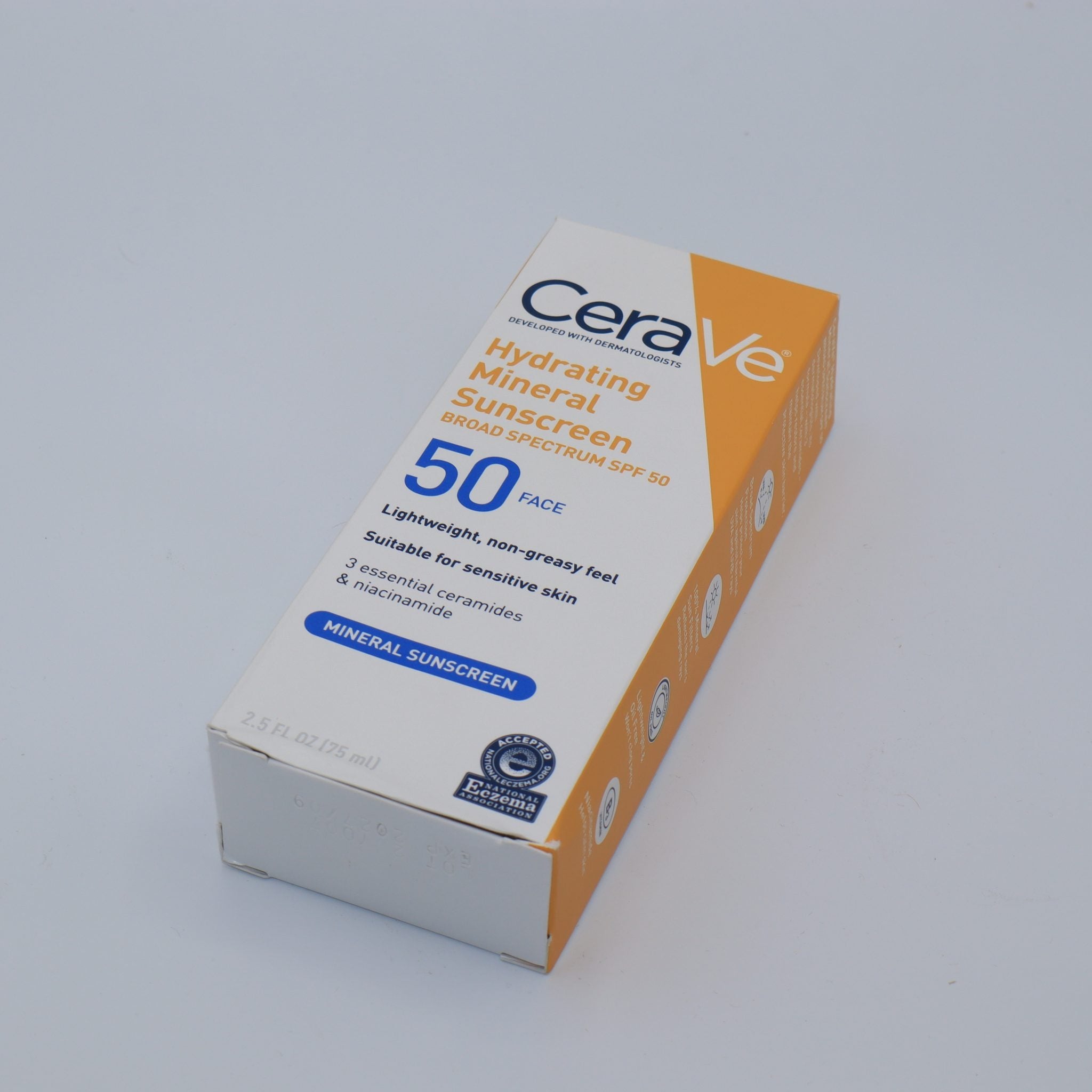 CeraVe Hydrating Mineral Sunscreen SPF 50 Face Lotion 75ml