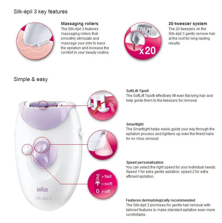 Braun Silk-épil 3170 Epilator