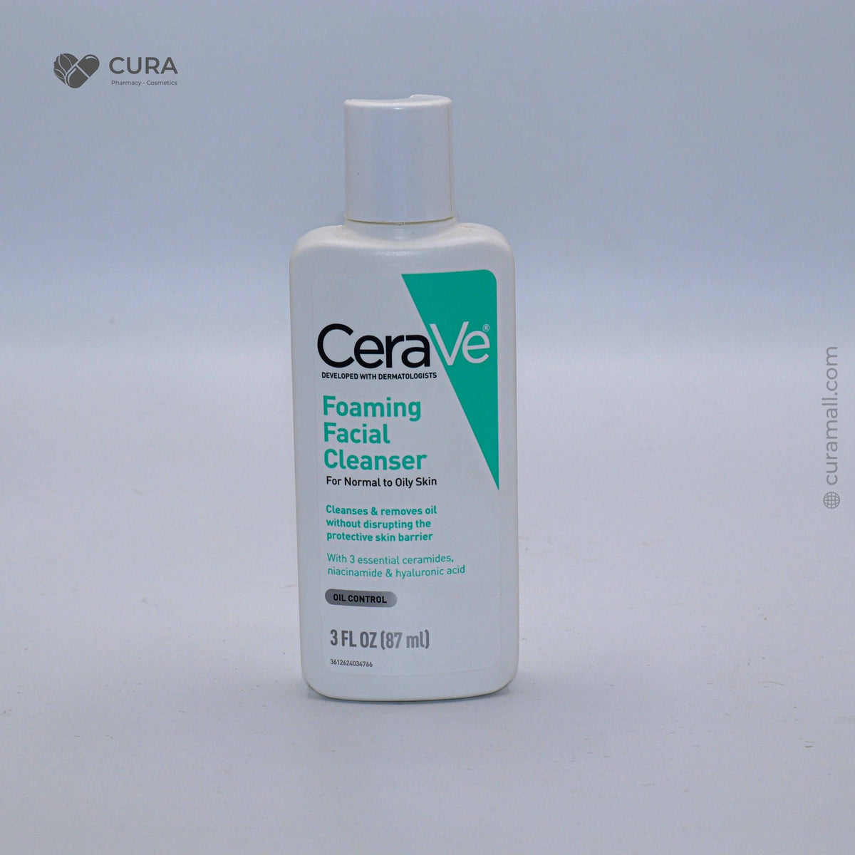 Cerave Foaming Facial Cleanser 087ml Normal To Oily Skin