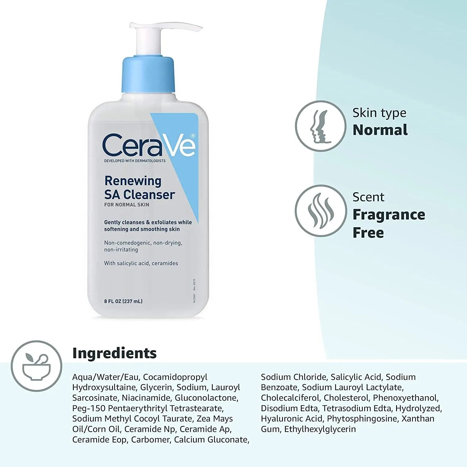 CeraVe Renewing SA Cleanser 355ml