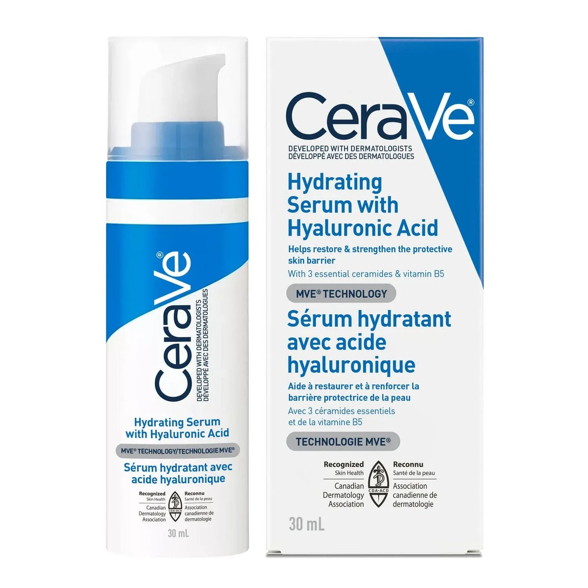 CeraVe Hydrating Hyaluronic Acid Serum 30ml (Canada)