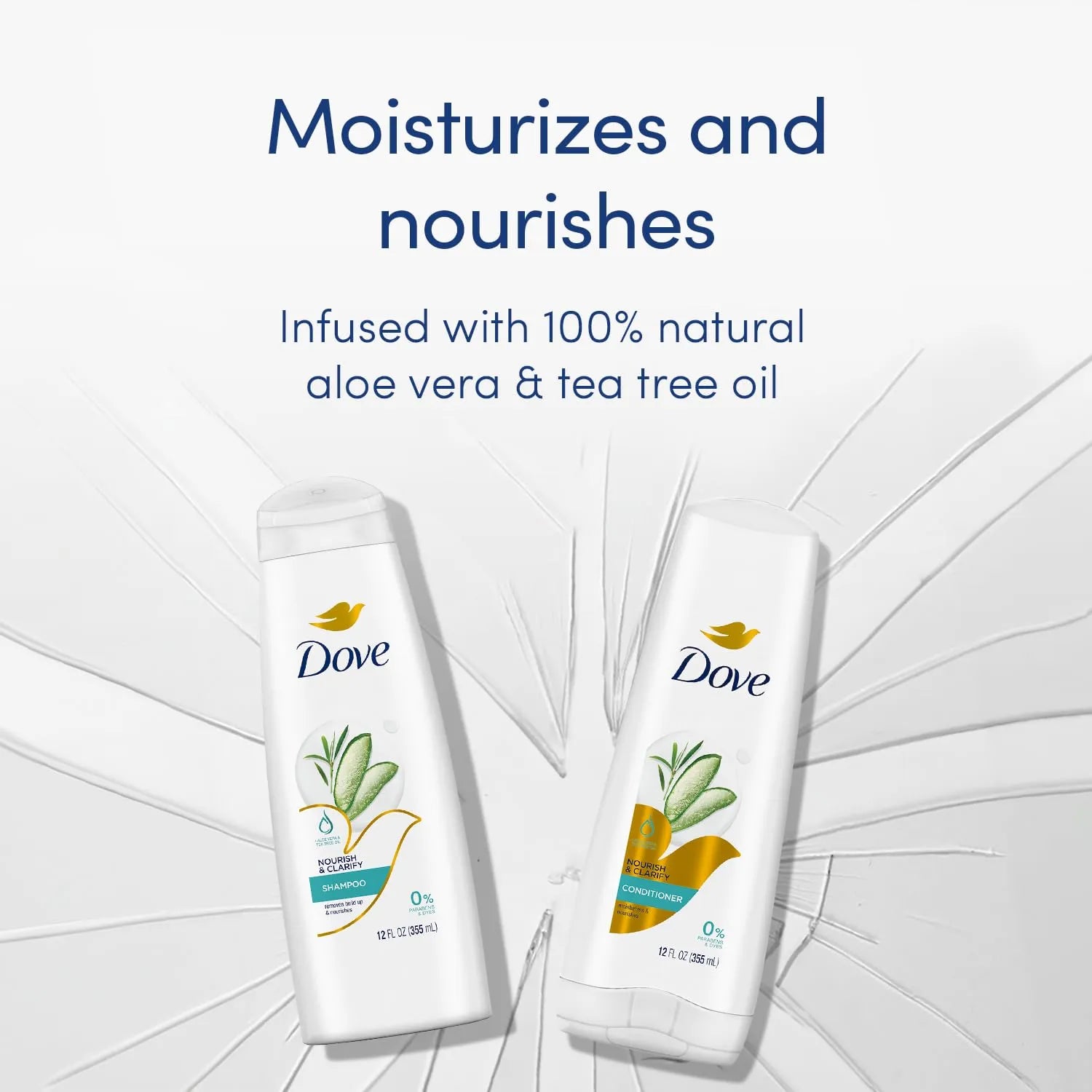 Dove USA Conditioner 355ml Nourish Clarifying