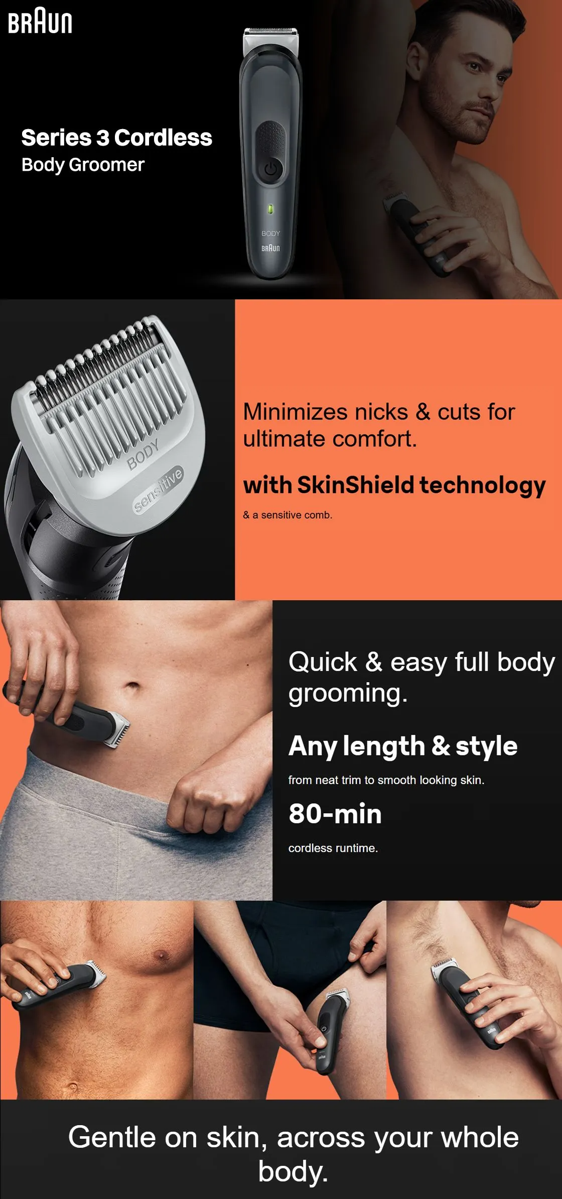 Braun Body Groomer Series 3 (BG3340)