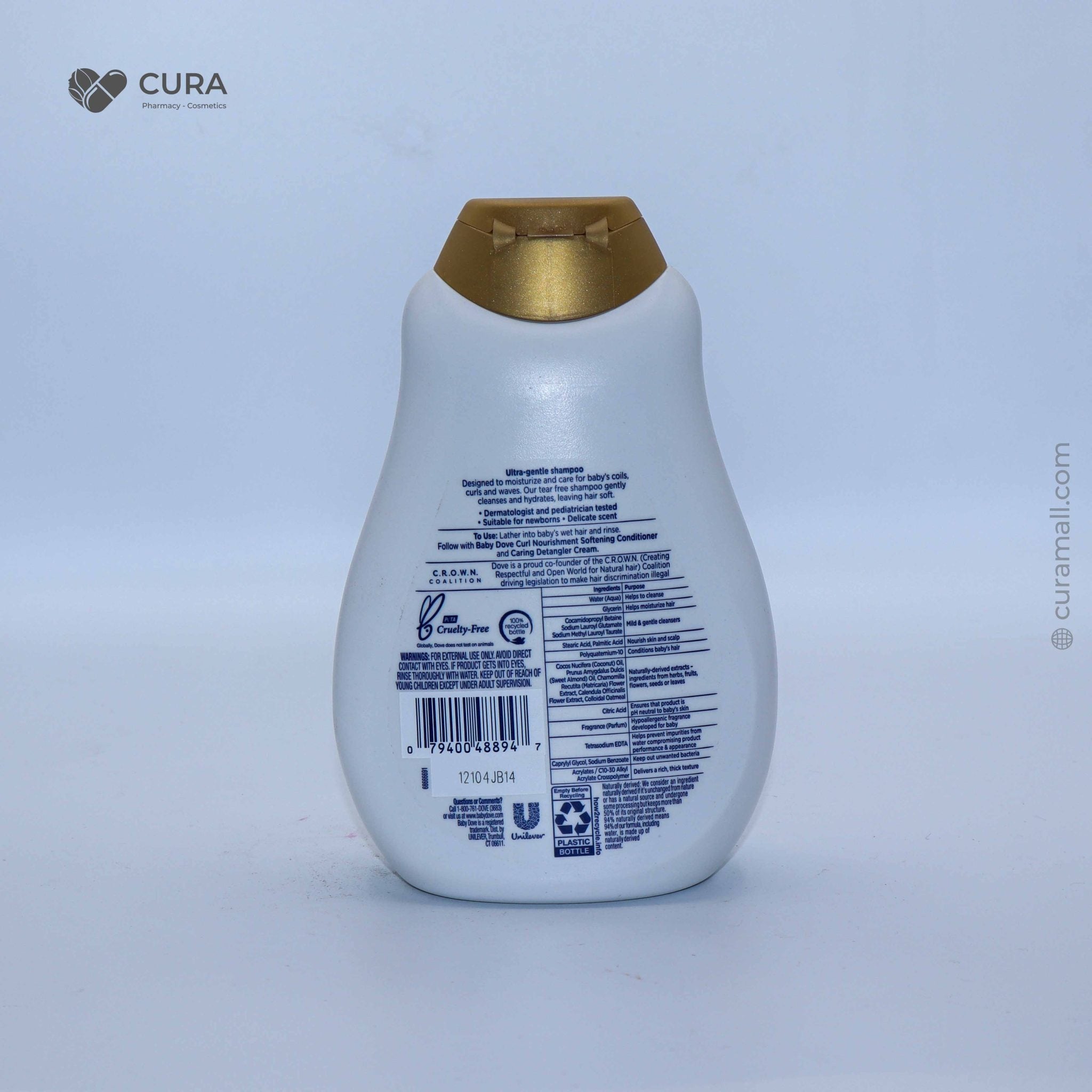 Dove USA Baby Shampoo 384ml Curl Nourishment