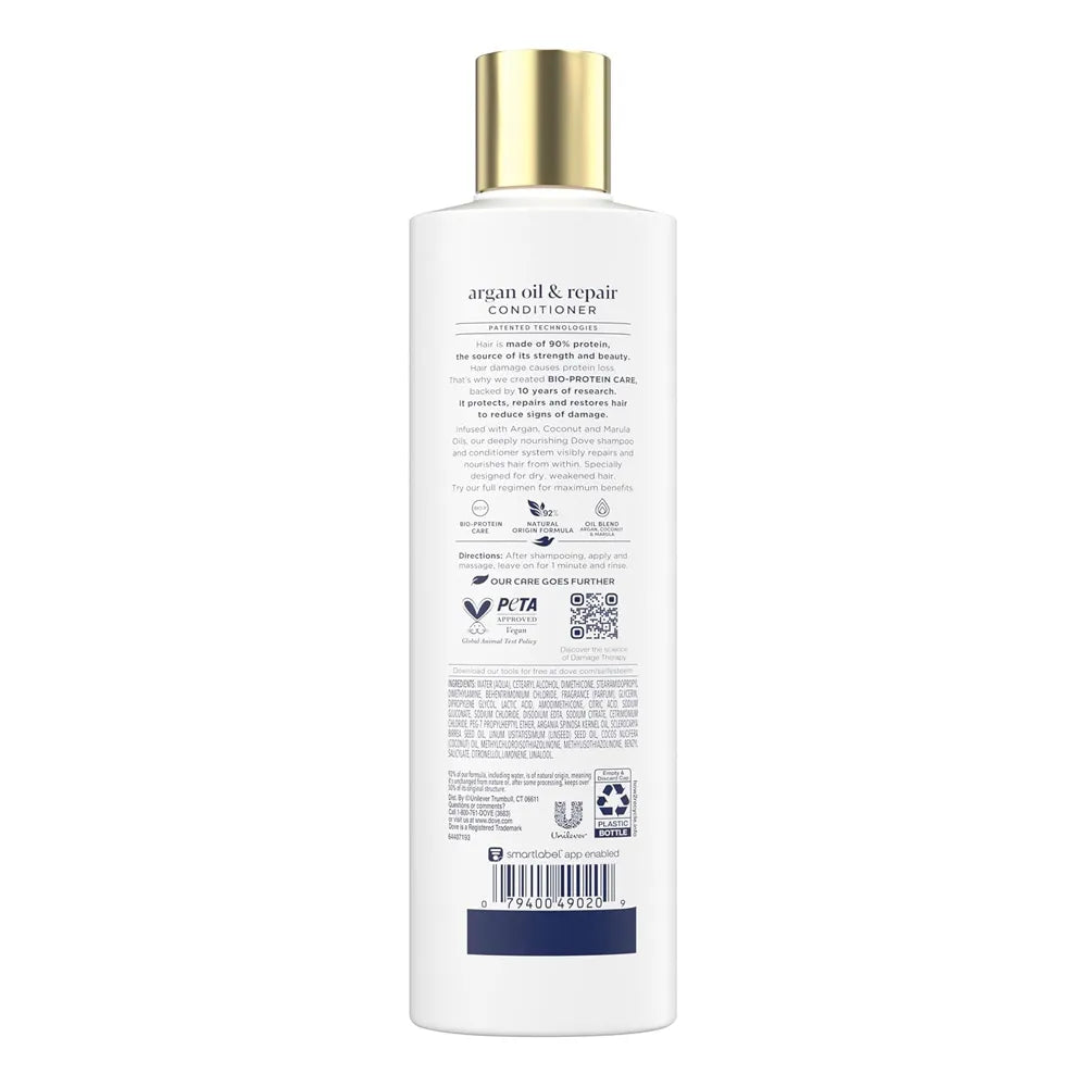 Dove USA Conditioner 355ml Argan Oil