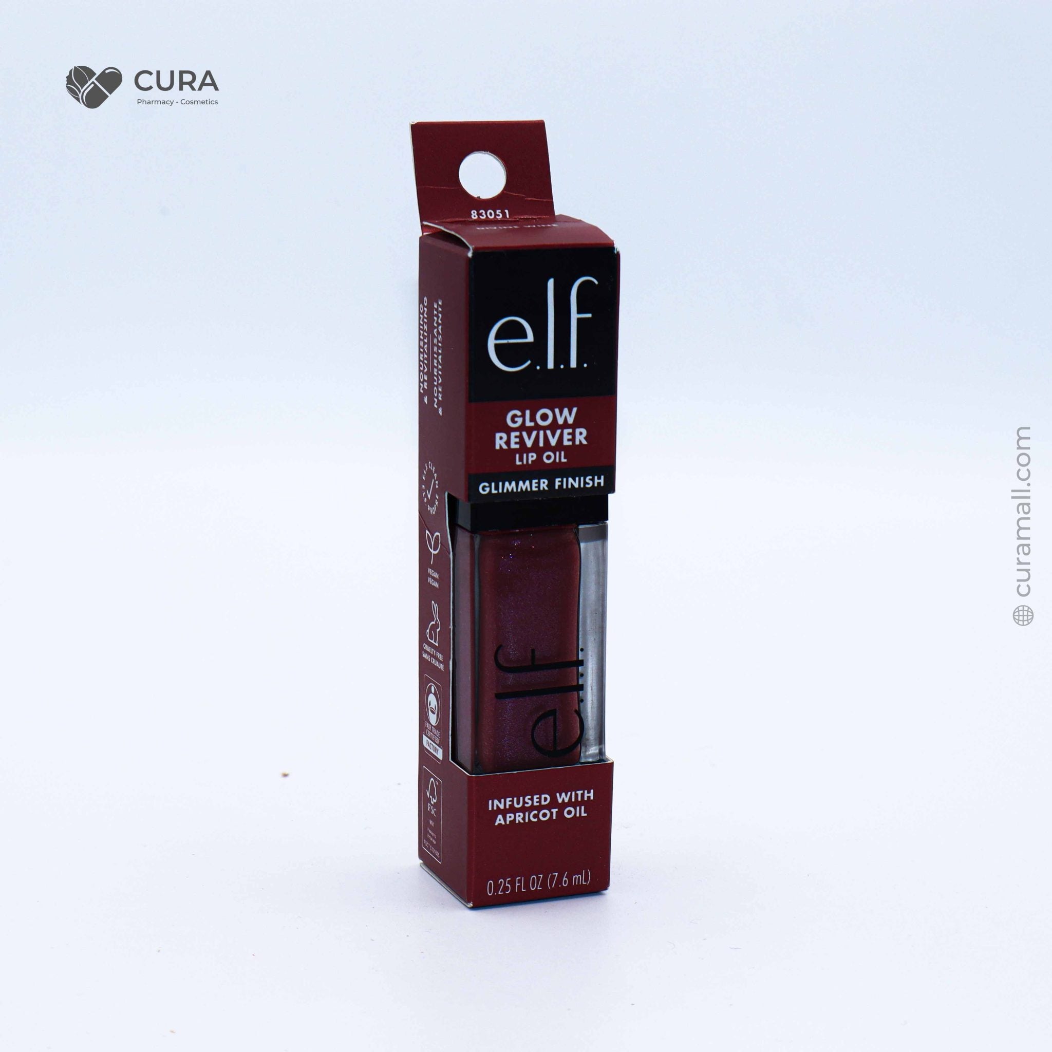 Elf Glow Reviver Lip Oil Divine Wine 7.6ml