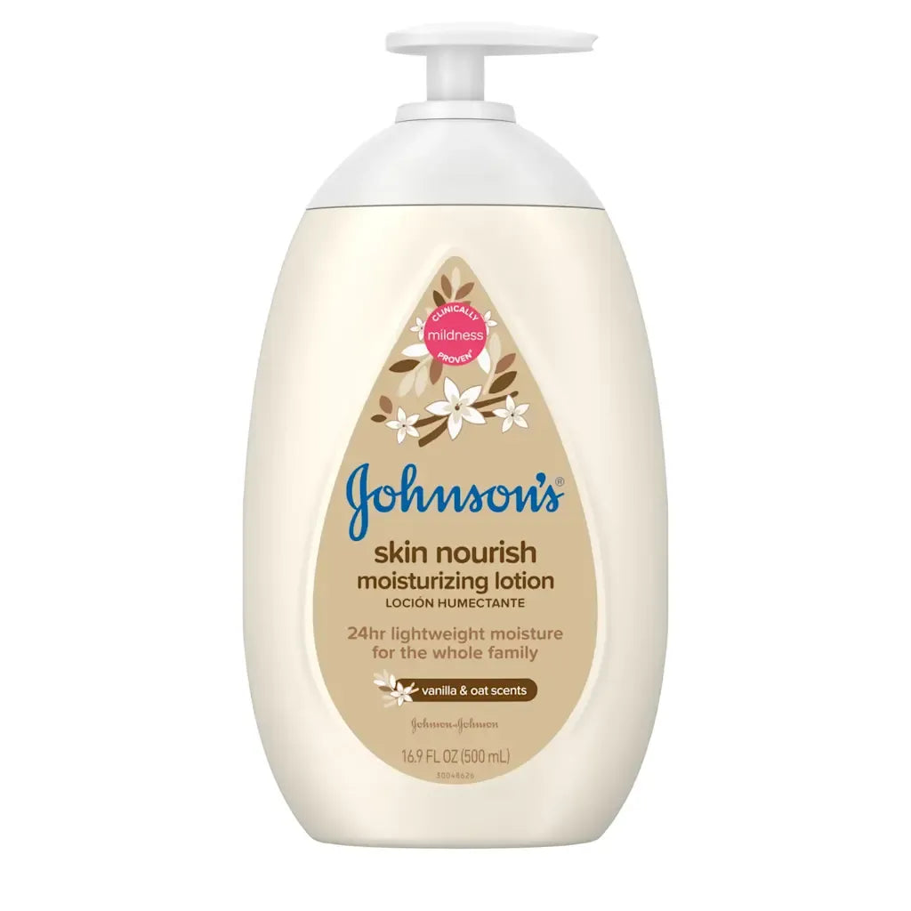 Johnsons Usa Baby Moisture Lotion 500ml Vanilla &amp; Oat Scent