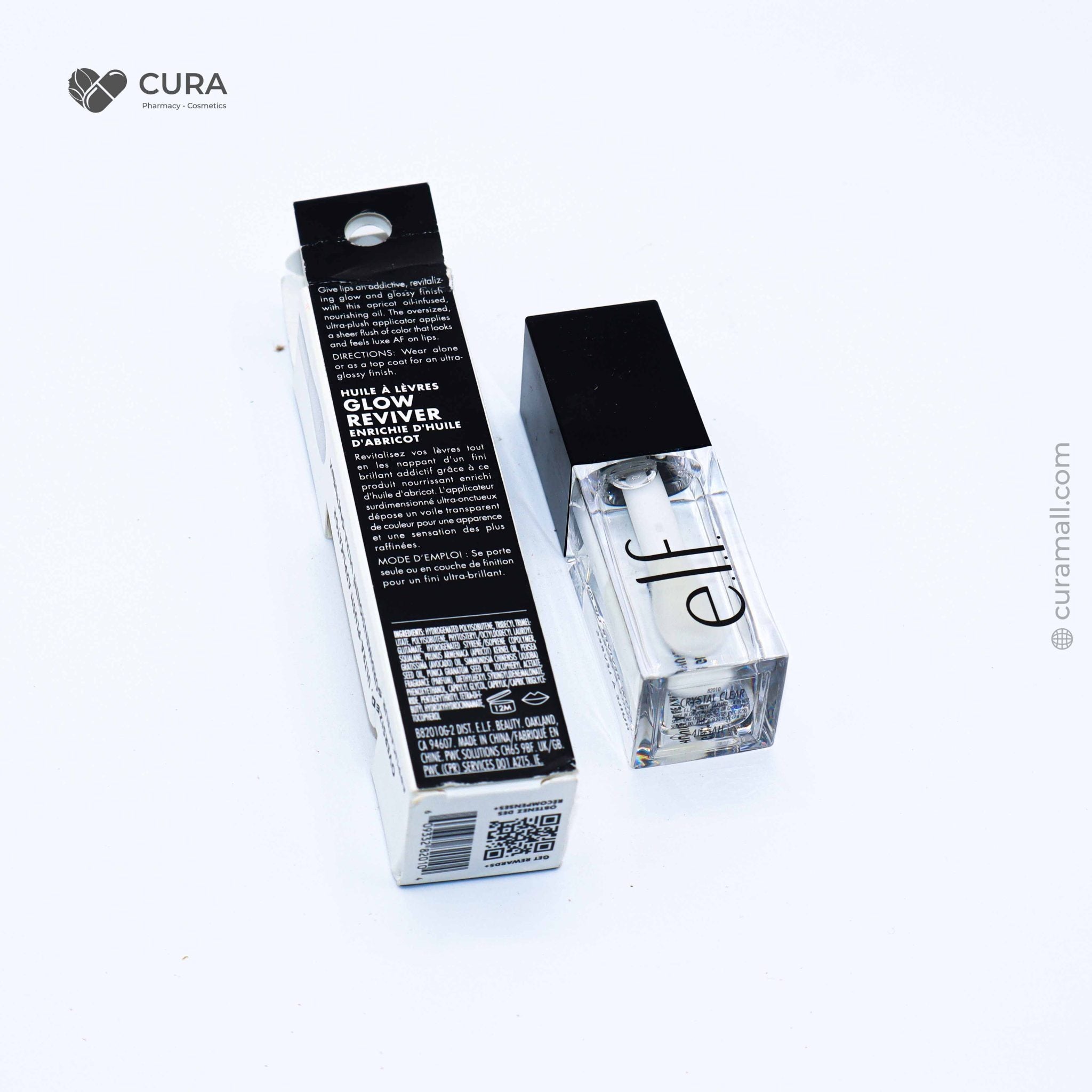 Elf Glow Reviver Lip Oil Crystal Clear 7.6ml