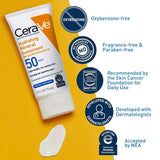 CeraVe Hydrating Mineral Sunscreen SPF 50 Face Lotion 75ml
