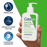Cerave Hydrating Cream To Foam Cleanser 473ml