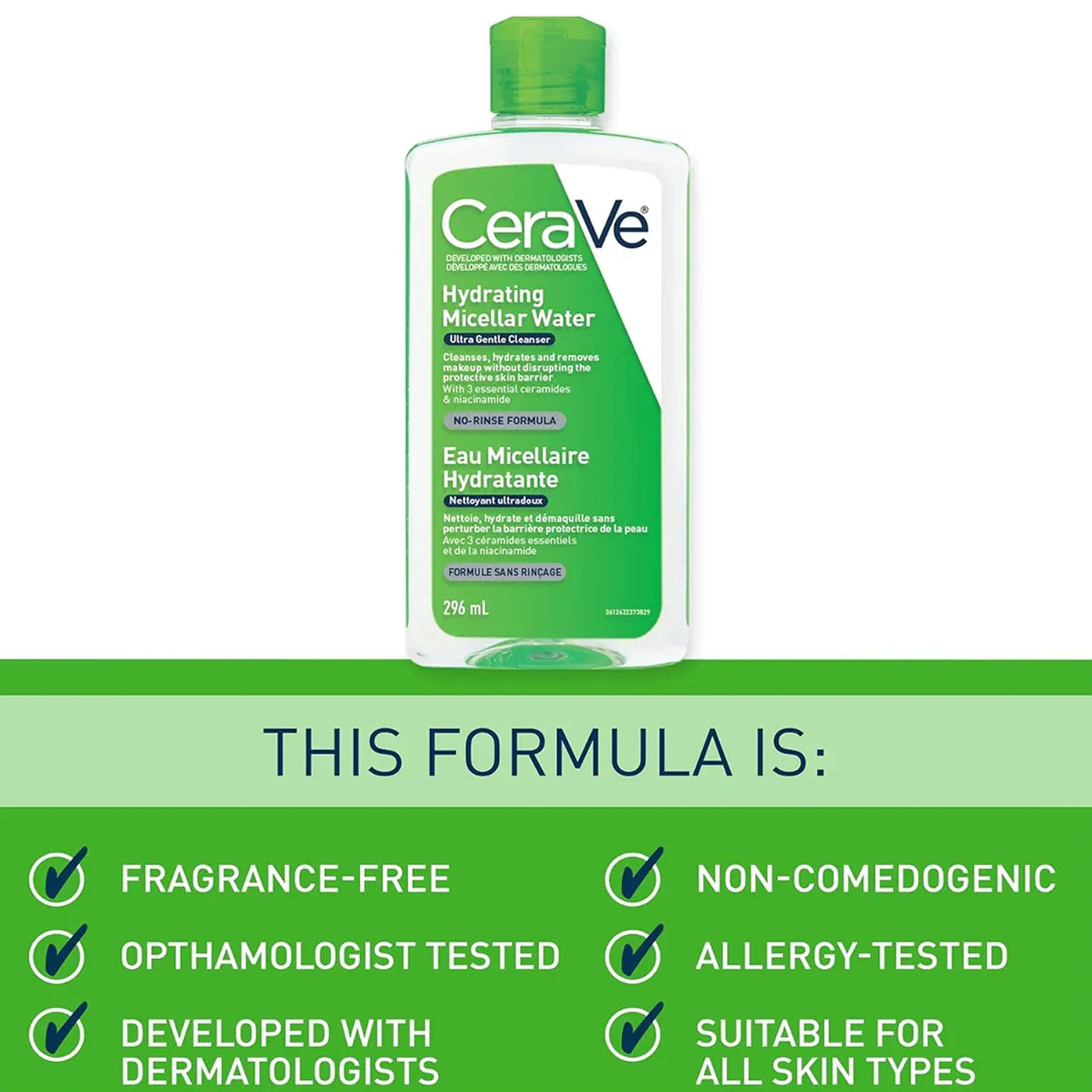 CeraVe Hydrating Micellar Water 296ml