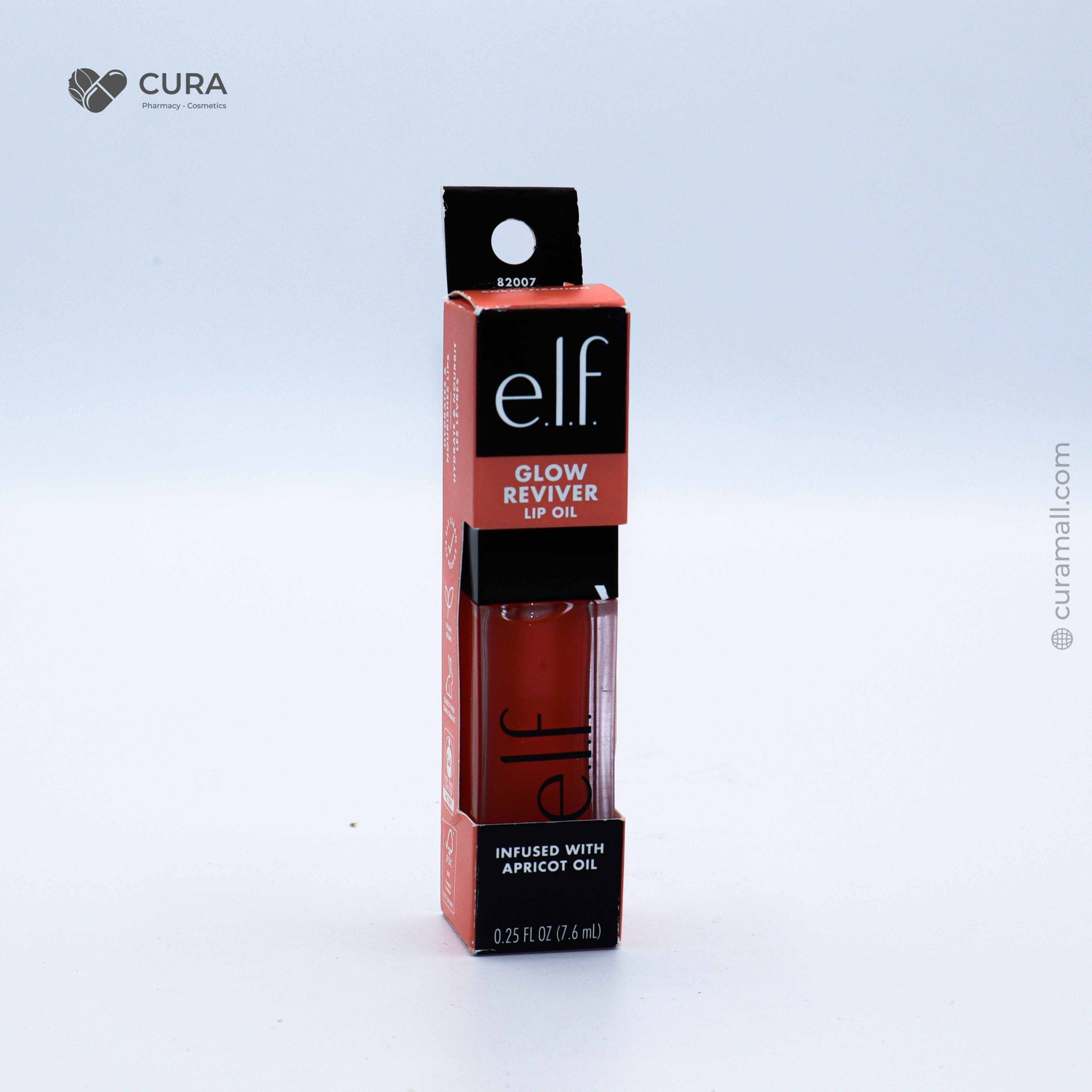 Elf Glow Reviver Lip Oil Coral Fixation