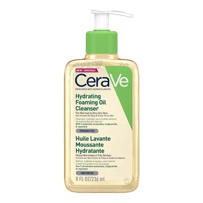 CeraVe UK Hydrating Foaming Oil Cleanser 236ml