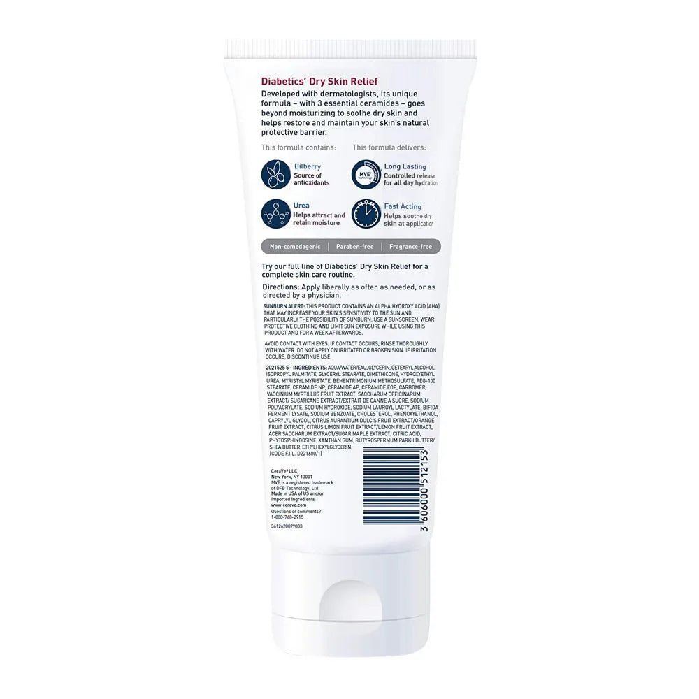 Cerave Diabetics Dry Skin Relief Moisturizing Cream 236ml