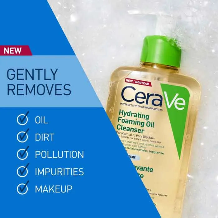 CeraVe UK Hydrating Foaming Oil Cleanser 236ml