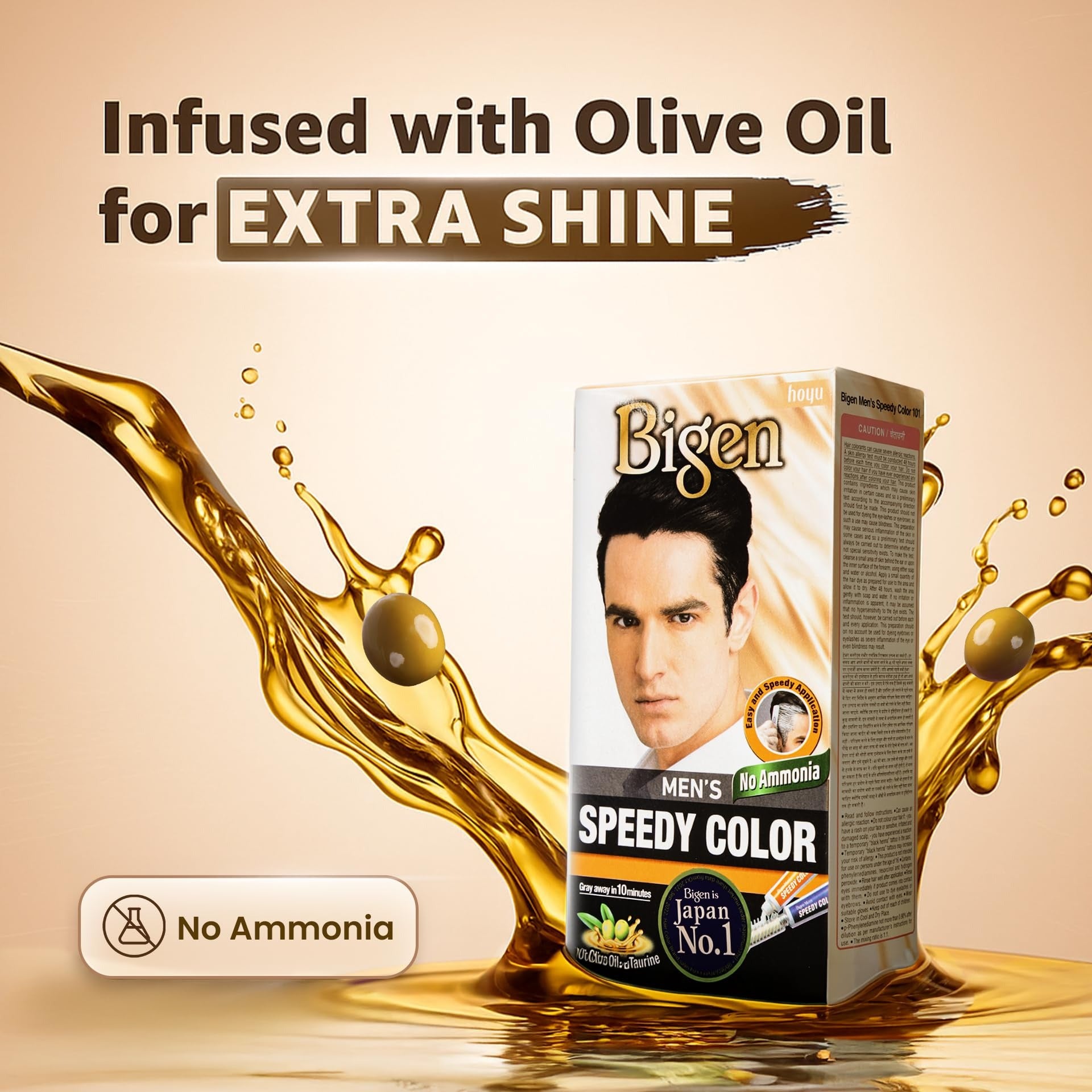 Bigen Men Hair Color 101 80ml