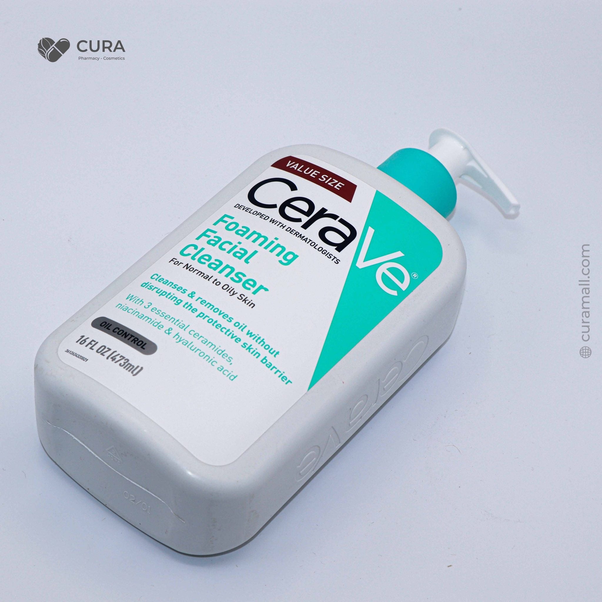 Cerave Foaming Facial Cleanser 473ml Oil Control