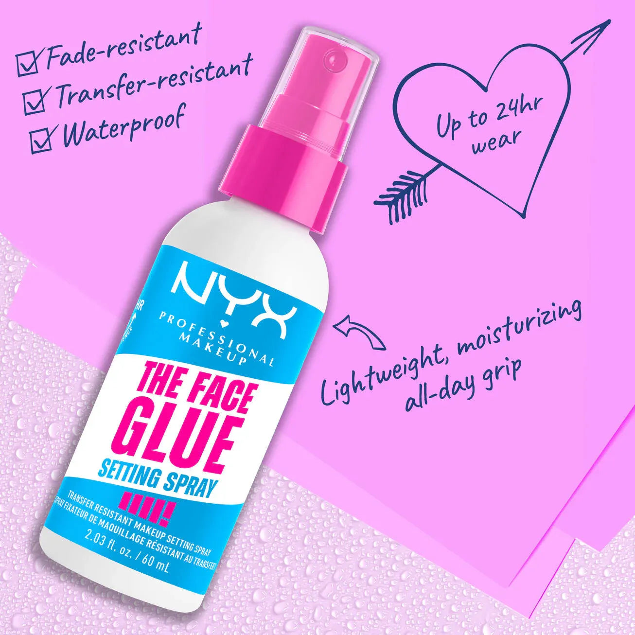 NYX The Face Glue Setting Spray 60ml