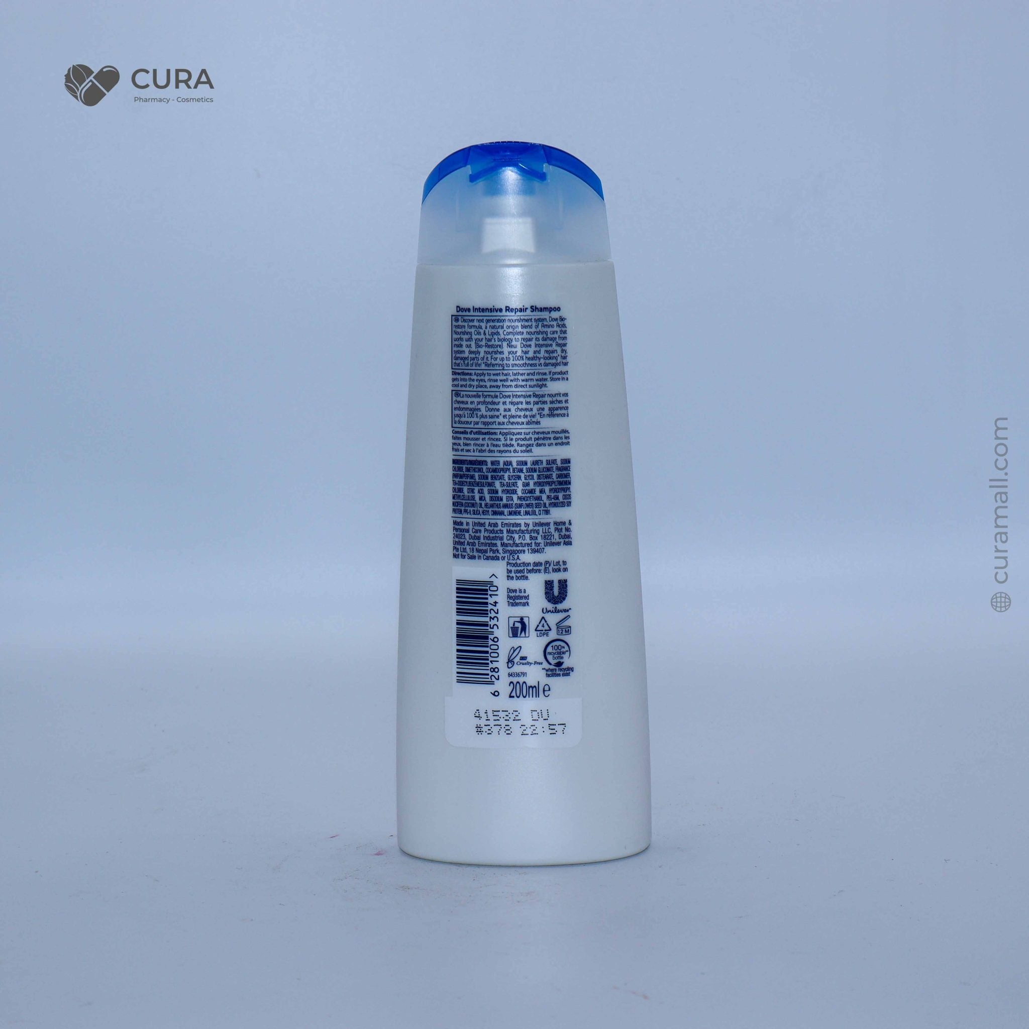 Dove Shampoo 200ml Intensive Repair