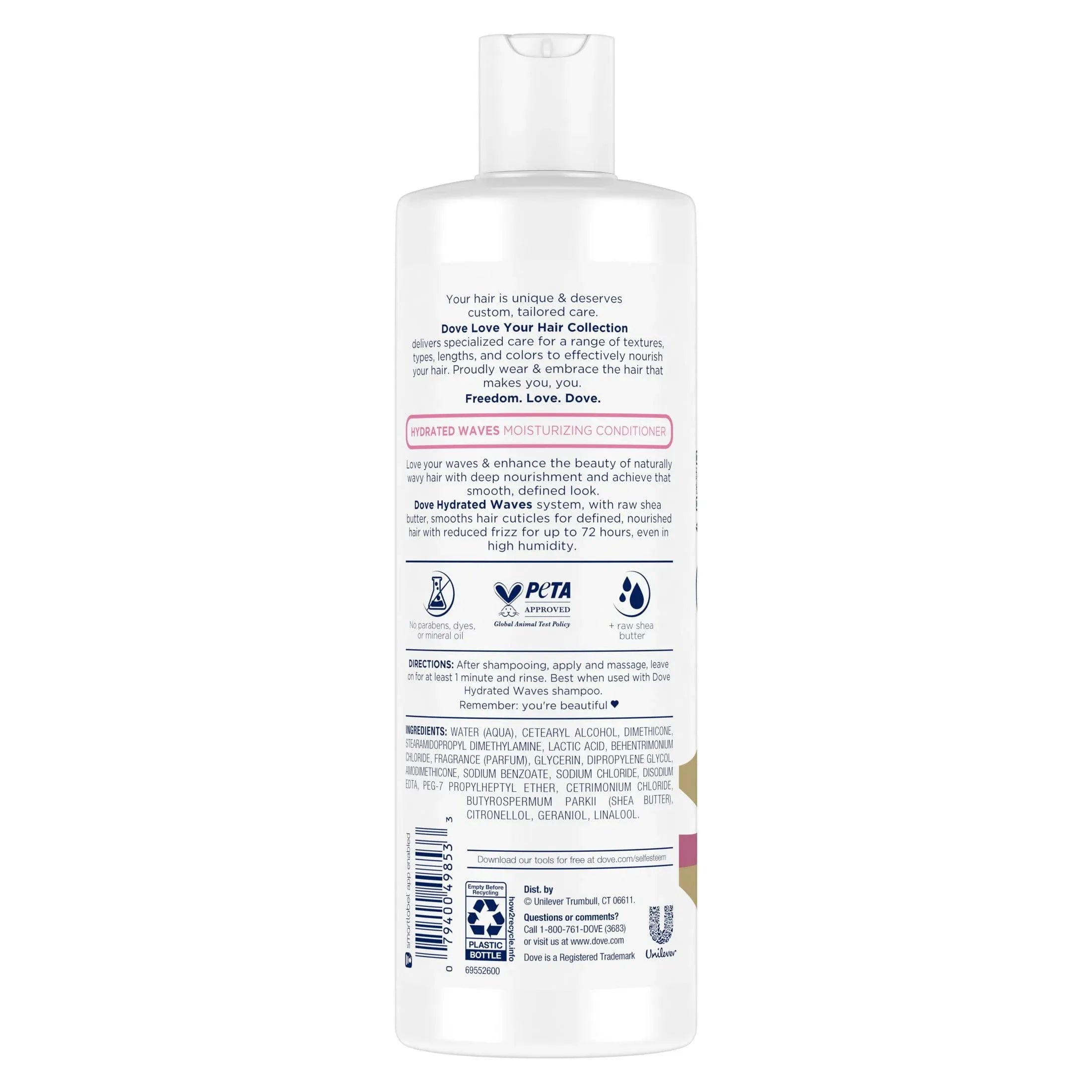 Dove Love Your Waves Moisturizing Conditioner 400ml