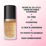 Too Faced Born This Way Matte Foundation 30ml – Porcelain