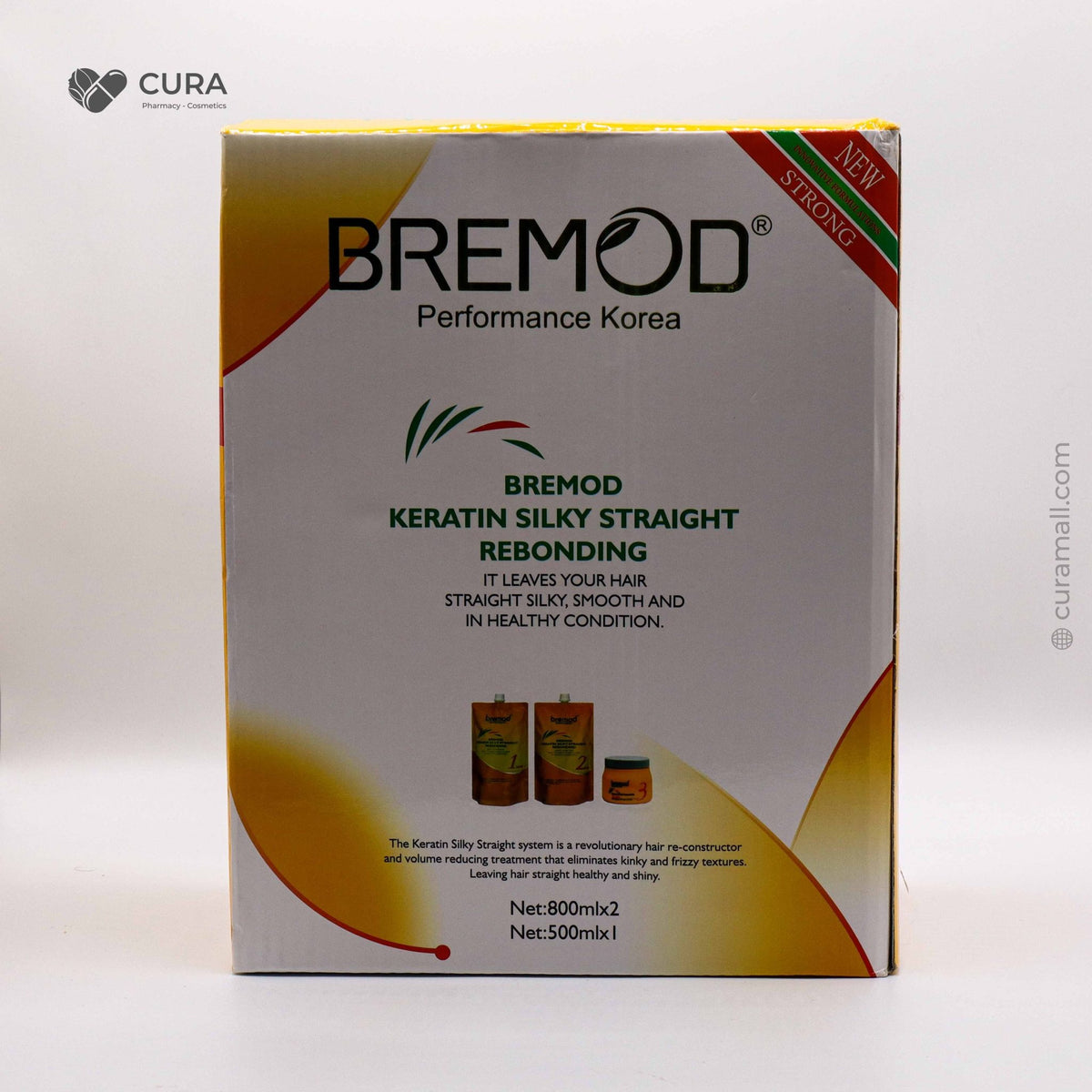 Bremod Hair Rebonding Kit 800ml Keratin