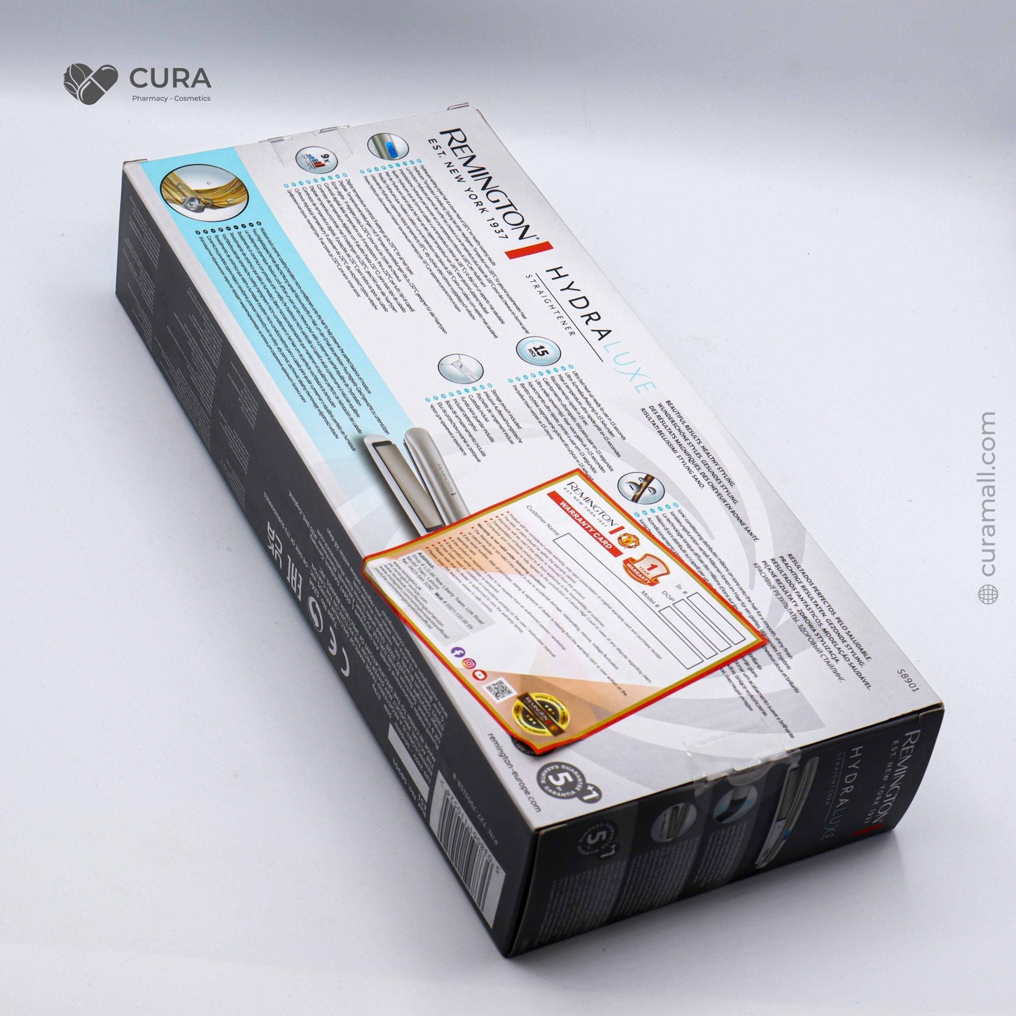 Remington Hair Straightener S8901 Hydra Luxe