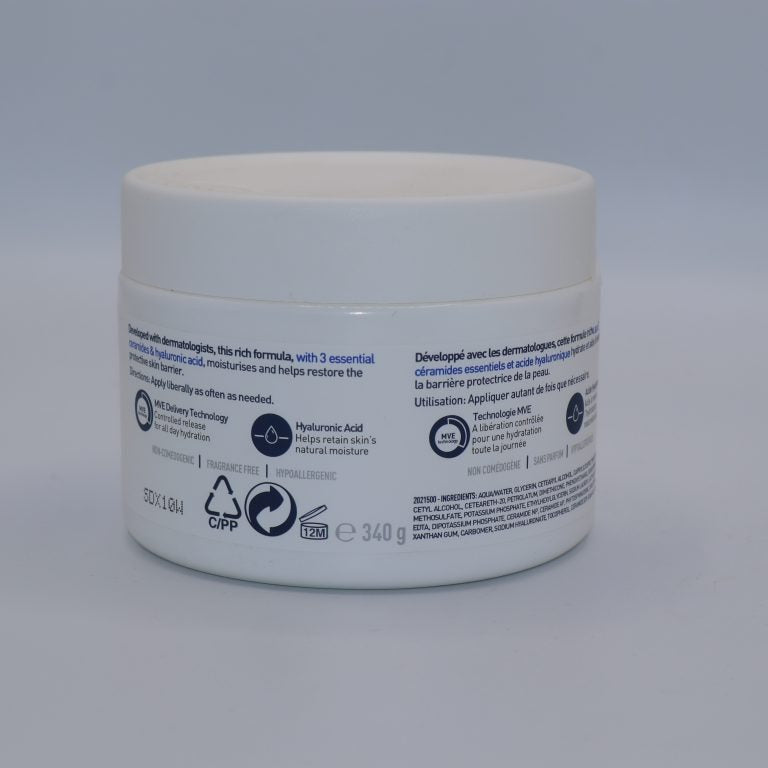 CeraVe UK Moisturising Cream 340g