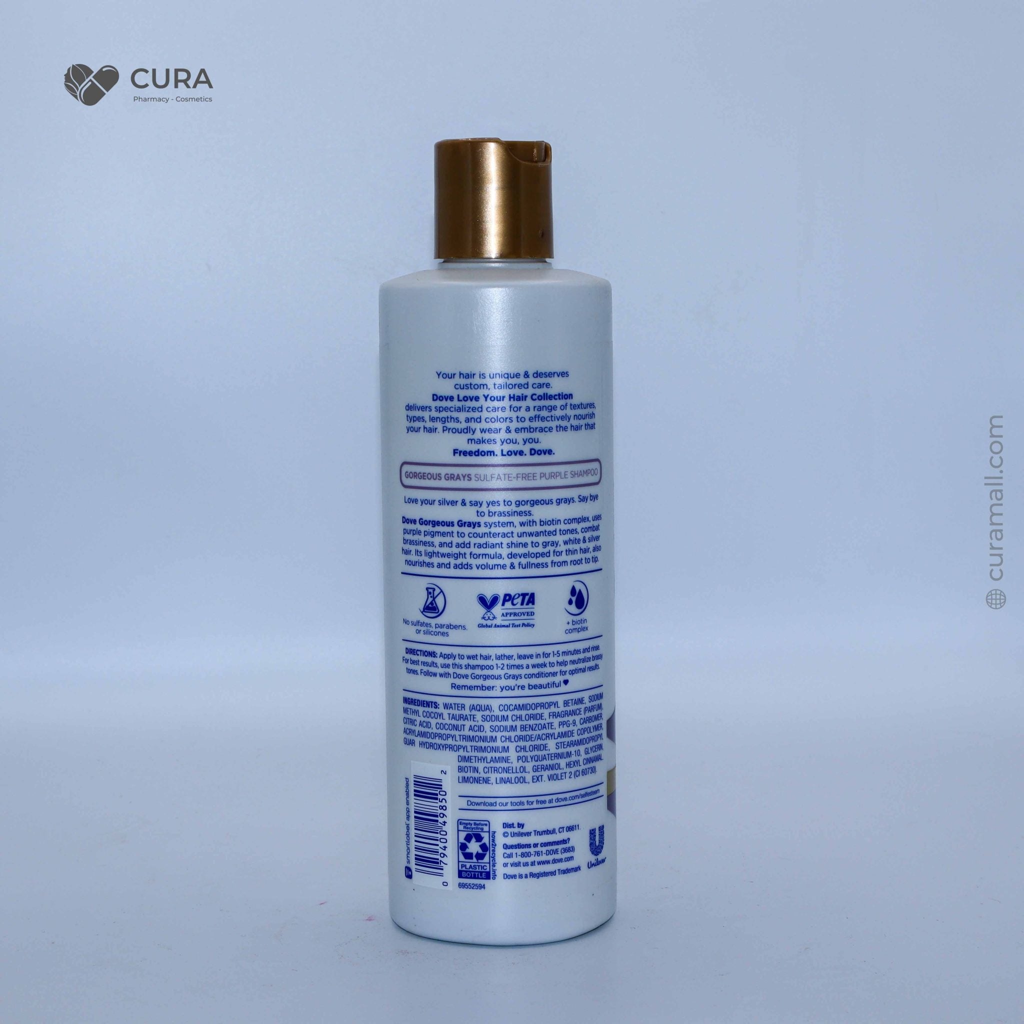 Dove Love Your Silver Sulphate Free Shampoo 400ml