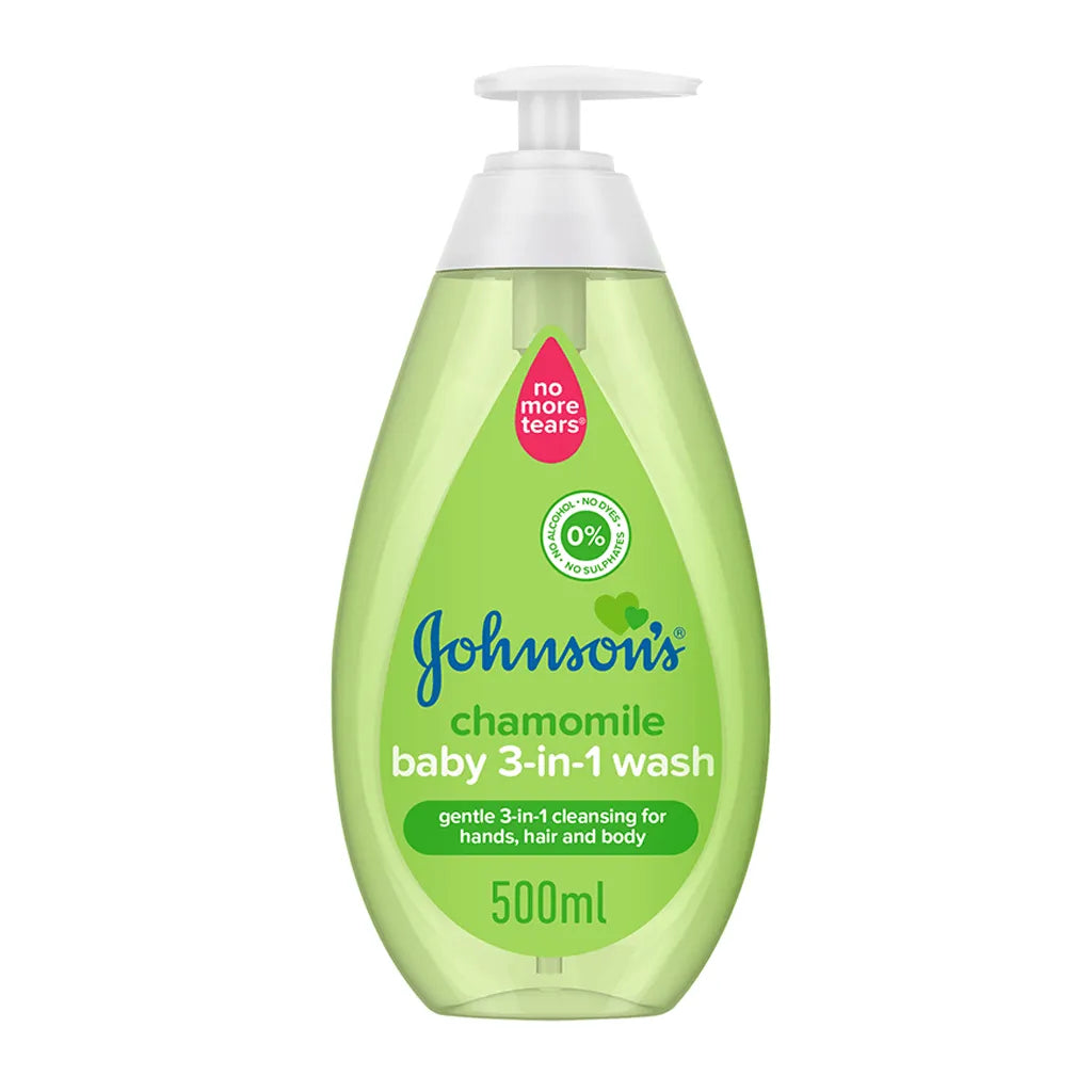 Johnsons Chamomile Baby 3in1 Wash 500ml