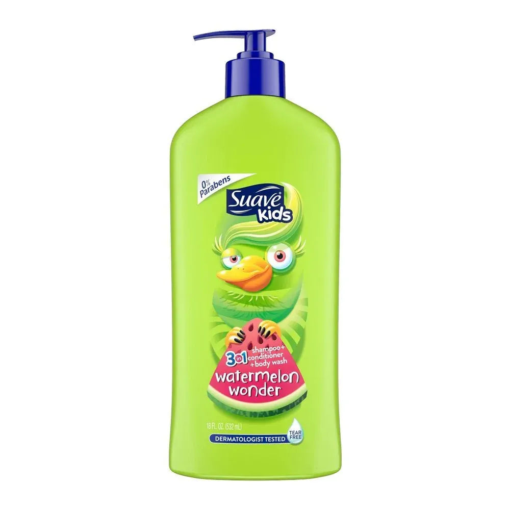 Suave Kids Shampoo 532ml Watermelon Wonder 3 In 1