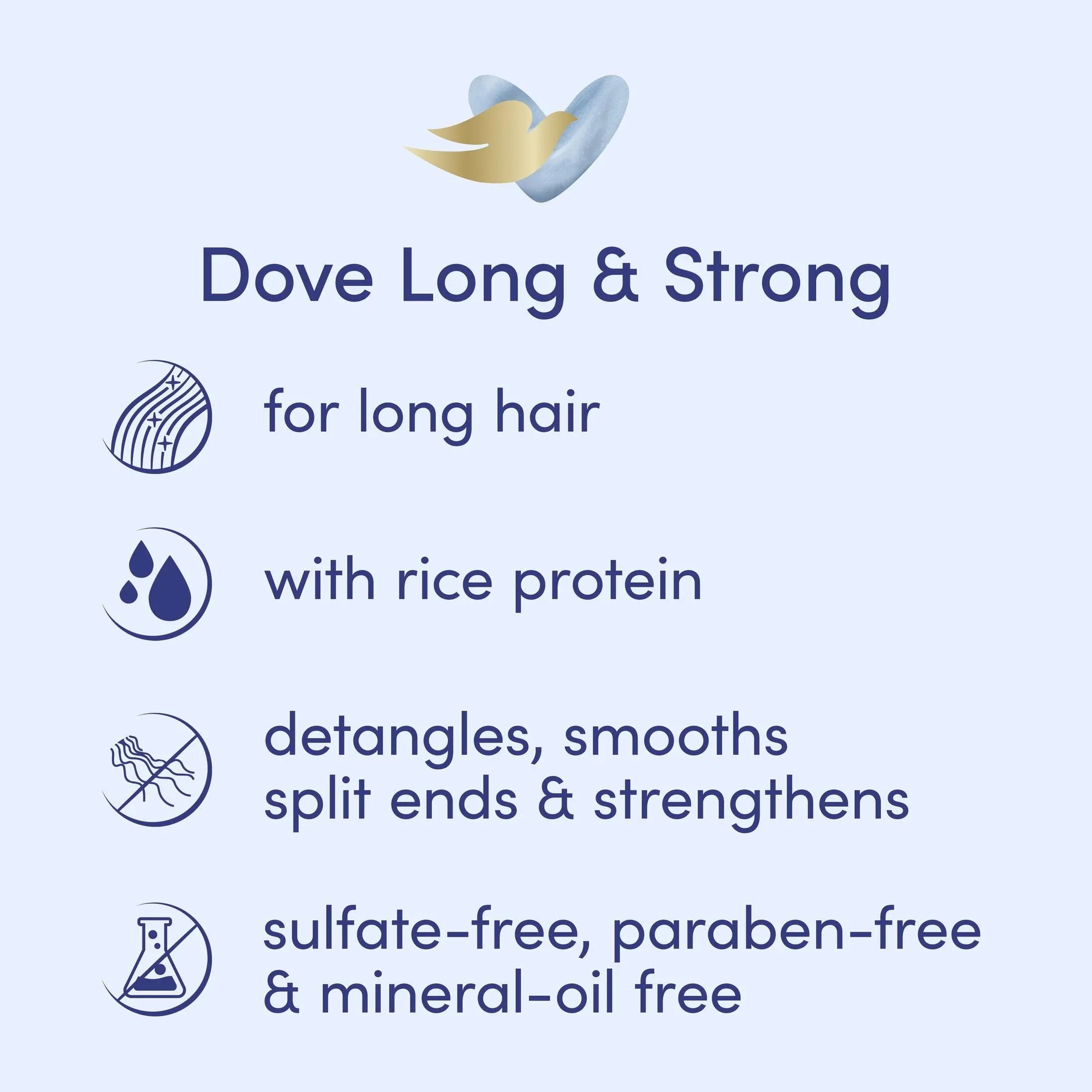 Dove Love Your Length Strengthening Conditioner 400ml